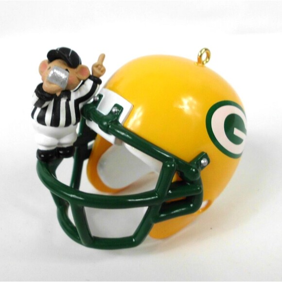 Vintage 1998 Hallmark Keepsake Green Bay Packers NFL Collection Helmet Ornament - Picture 3 of 4